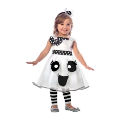AMSCAN Costume Cute Ghost Girls 4-6 Years