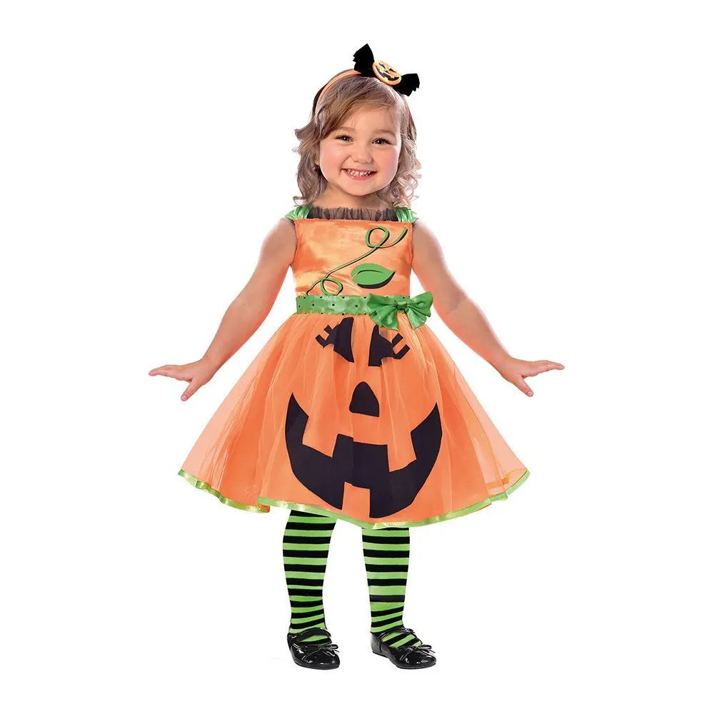 AMSCAN Costume Cute Pumpkin Girls 4-6 Years 1 AMSCAN Costume Cute Pumpkin Girls 4-6 Years