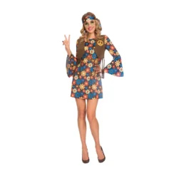AMSCAN Costume Groovy Hippy Woman Size 16-18