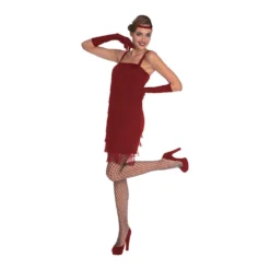 AMSCAN Costume Red Flapper Women's Size 16-18
