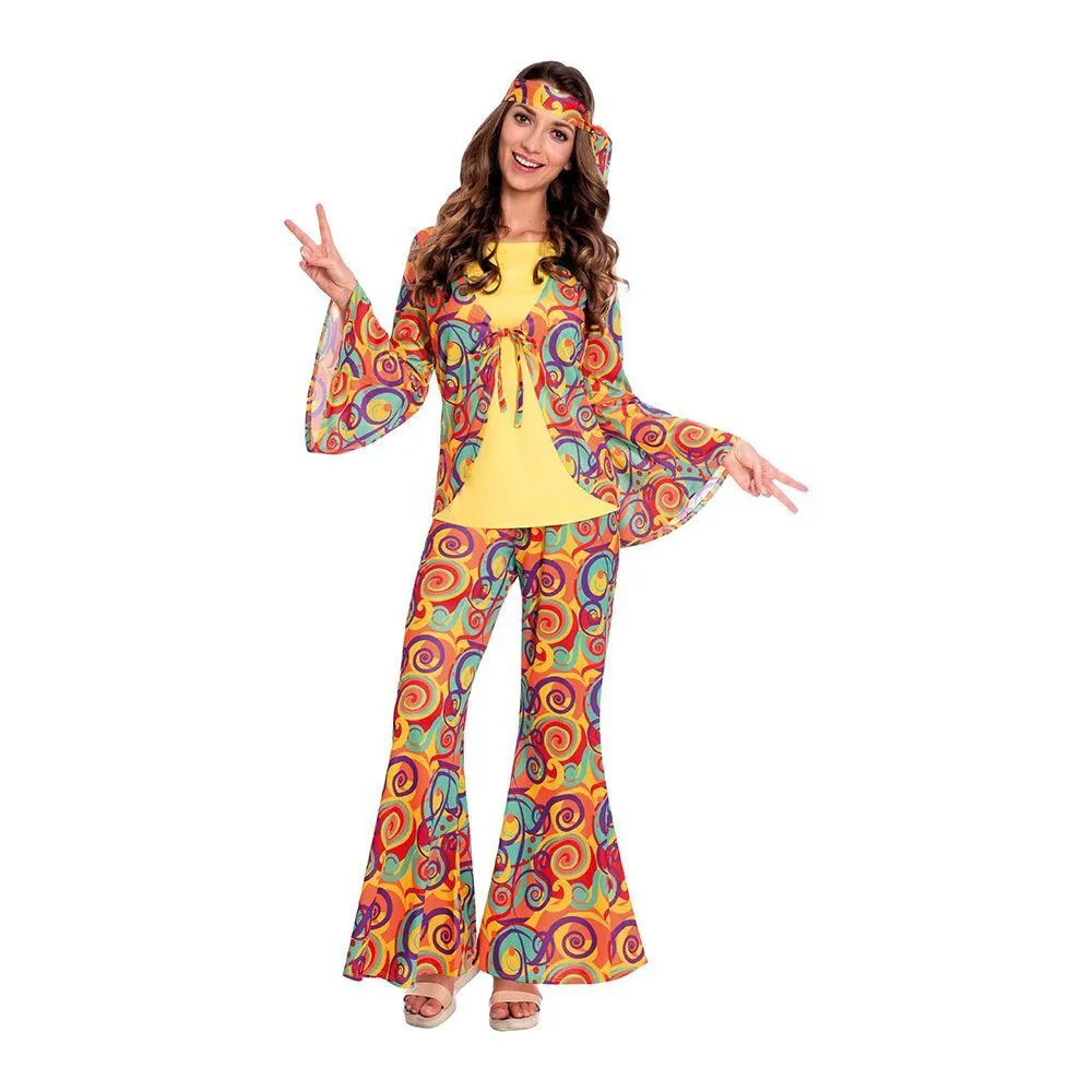 AMSCAN Costume Hippy Woman Size 16-18 1 AMSCAN Costume Hippy Woman Size 16-18