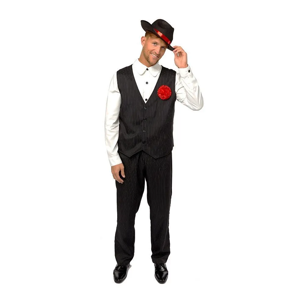 AMSCAN Costume Gangster Man Size Large 1 AMSCAN Costume Gangster Man Size Large