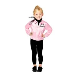 AMSCAN Costume Grease Pink Lady Jacket 8-10 Years