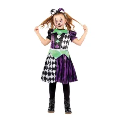 AMSCAN Costume Jester Girl 6-8 Years