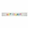 AMSCAN Banner Happy Retirement Multi-Coloured Foil 2.7m