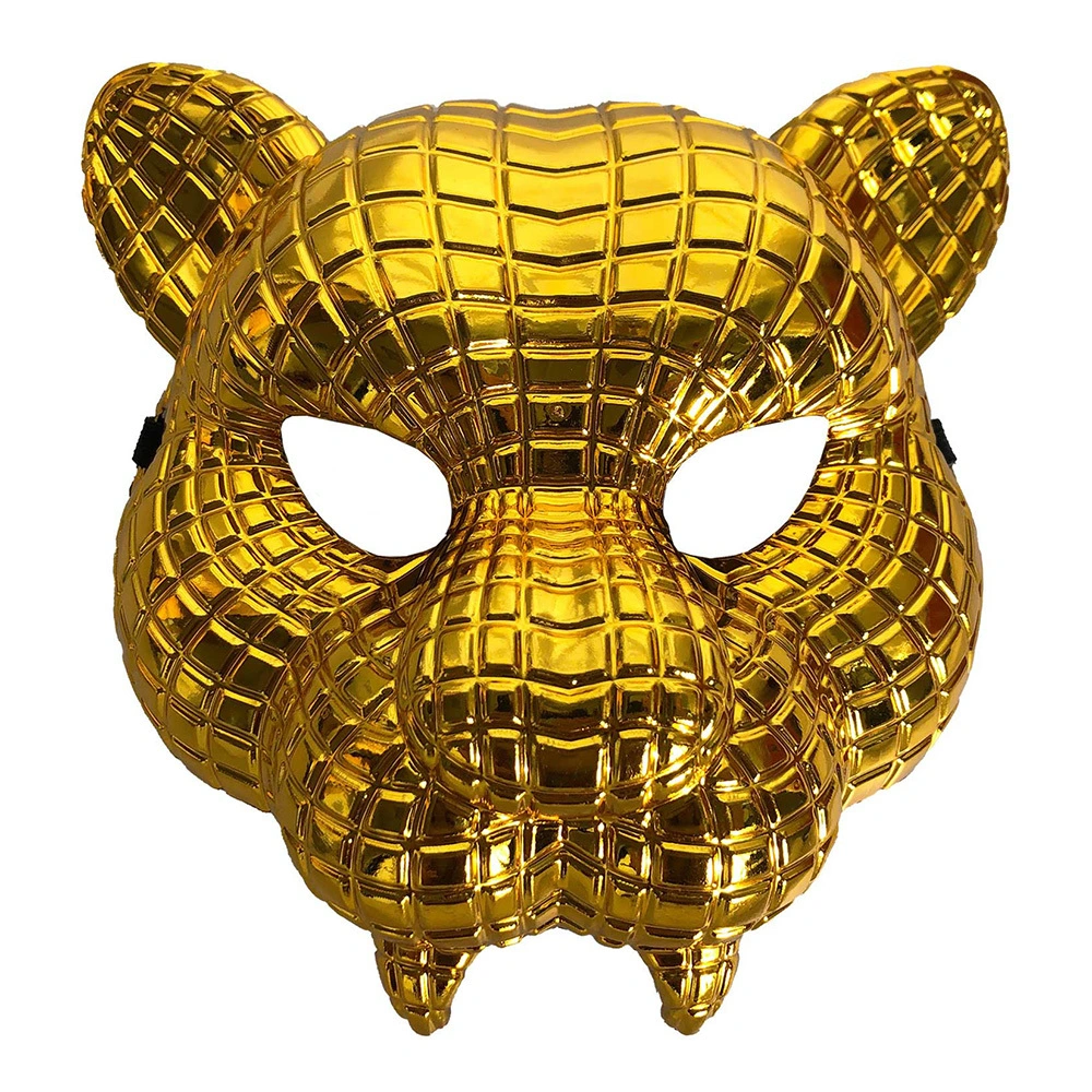 AMSCAN Squid Game VIP Animal Gold Leopard Mask 1 AMSCAN Squid Game VIP Animal Gold Leopard Mask