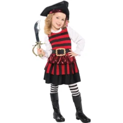 AMSCAN Costume Pirate Little Lass 4-6 Years