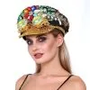 Oceana Rainbow Flip Sequin Police Hat