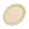 Alpen Sugarcane Oval Plates Natural 325x260mm 10 Pack