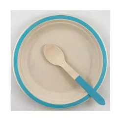 Alpen Wooden Spoons Light Blue 15mm 10 Pack -Costumes Party Store AL 401264 2