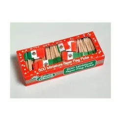 Alpen Mexico Flagpicks Box 500pcs