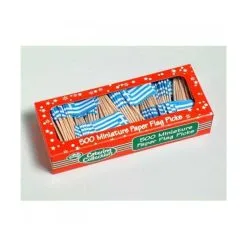 Alpen Greece Flagpicks Box 500pcs
