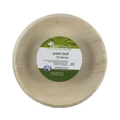 Alpen Palmleaf Round Plate 18cm 10 Pack