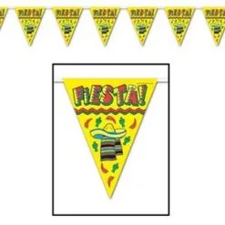 AMSCAN Banner Pennant Fiesta (25cm High X 3.65M Long)
