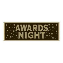AMSCAN Banner Awards Night Sign (152cm X 53cm)