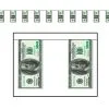 AMSCAN Pennant Banner One Hundred Dollar Bill (25cm X 3.7M )