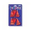 AMSCAN Under Construction Candles Molded Set (4.5cm X 2.5cm) 6 Pack