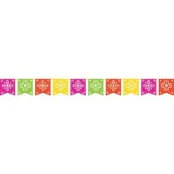 AMSCAN Serape Picado Fiesta Flag Banner