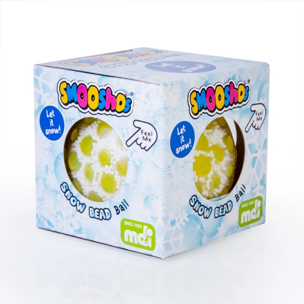 MDI Smooshos Ball Gel Bead Snow Sensory Toy 4 MDI Smooshos Ball Gel Bead Snow Sensory Toy - Image 4