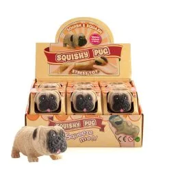 MDI Pullie Pal Stretch Pug Sensory Toy -Costumes Party Store HY SQP 3