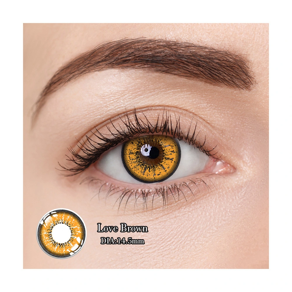 HP Imports Love Brown Contact Lens 1 HP Imports Love Brown Contact Lens
