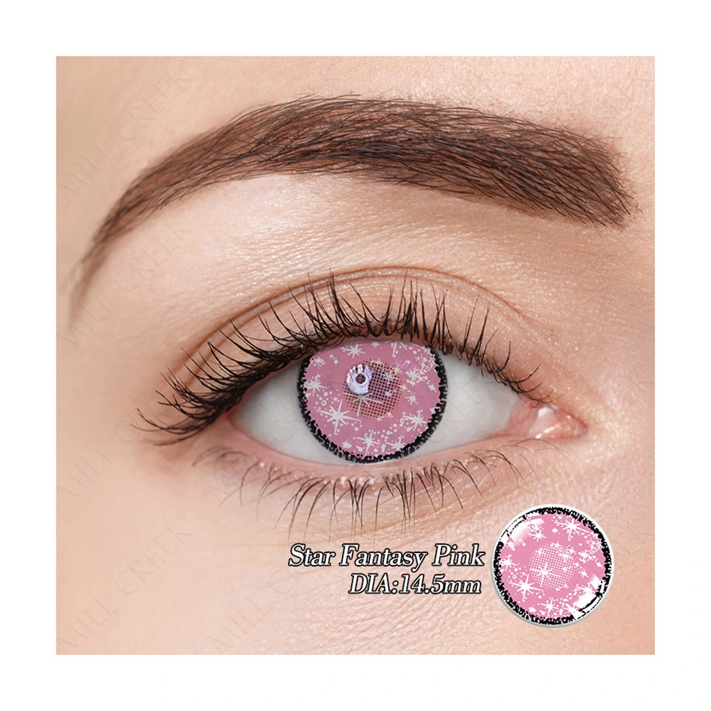HP Imports Star Fantasy Pink Contact Lens 1 HP Imports Star Fantasy Pink Contact Lens