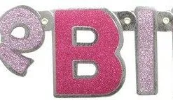 Unique Glitz Pink Hb Jointed Banner