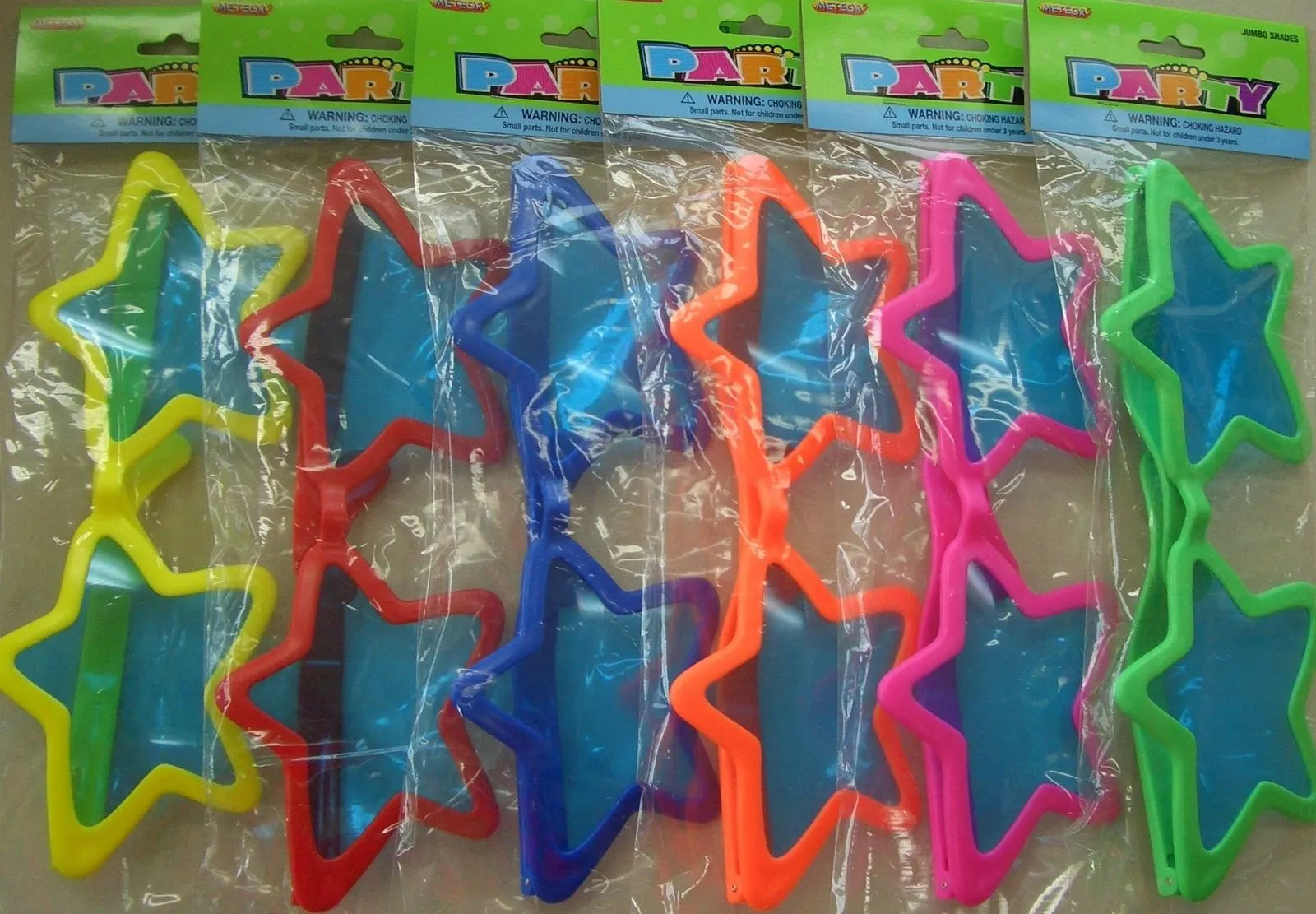 Unique Jumbo Toy Party Shades - Ass 1 Unique Jumbo Toy Party Shades - Ass