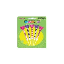 Unique 5 Butterfly Candles In Holders