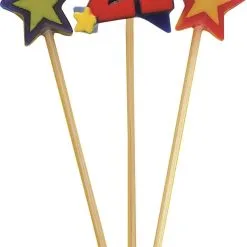 Unique 3 Pce Number Candle Set - 21