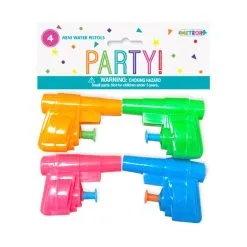 Unique Mini Water Pistols 4 Pack