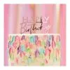 AMSCAN Mix It Up Acrylic Rose Gold Happy Birthday Cake Topper