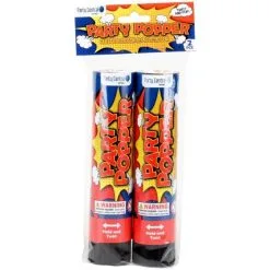 PJSAS Party Popper 20cm 2 Pack -Costumes Party Store PJS144990 2