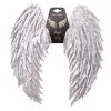 Oceana Metallic Silver Angel Wings 60x45cm