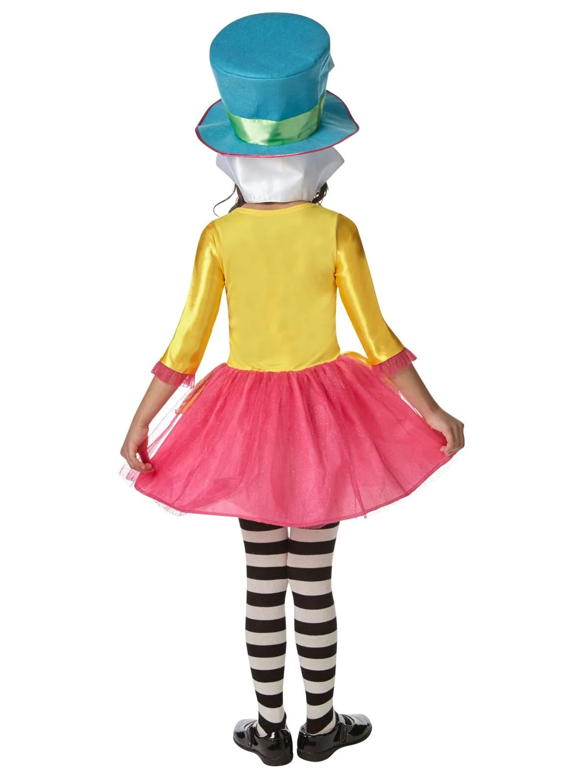 Rubies Mad Hatter Girls Deluxe Costume (Long Hanging) Small 2 Rubies Mad Hatter Girls Deluxe Costume (Long Hanging) Small - Image 2