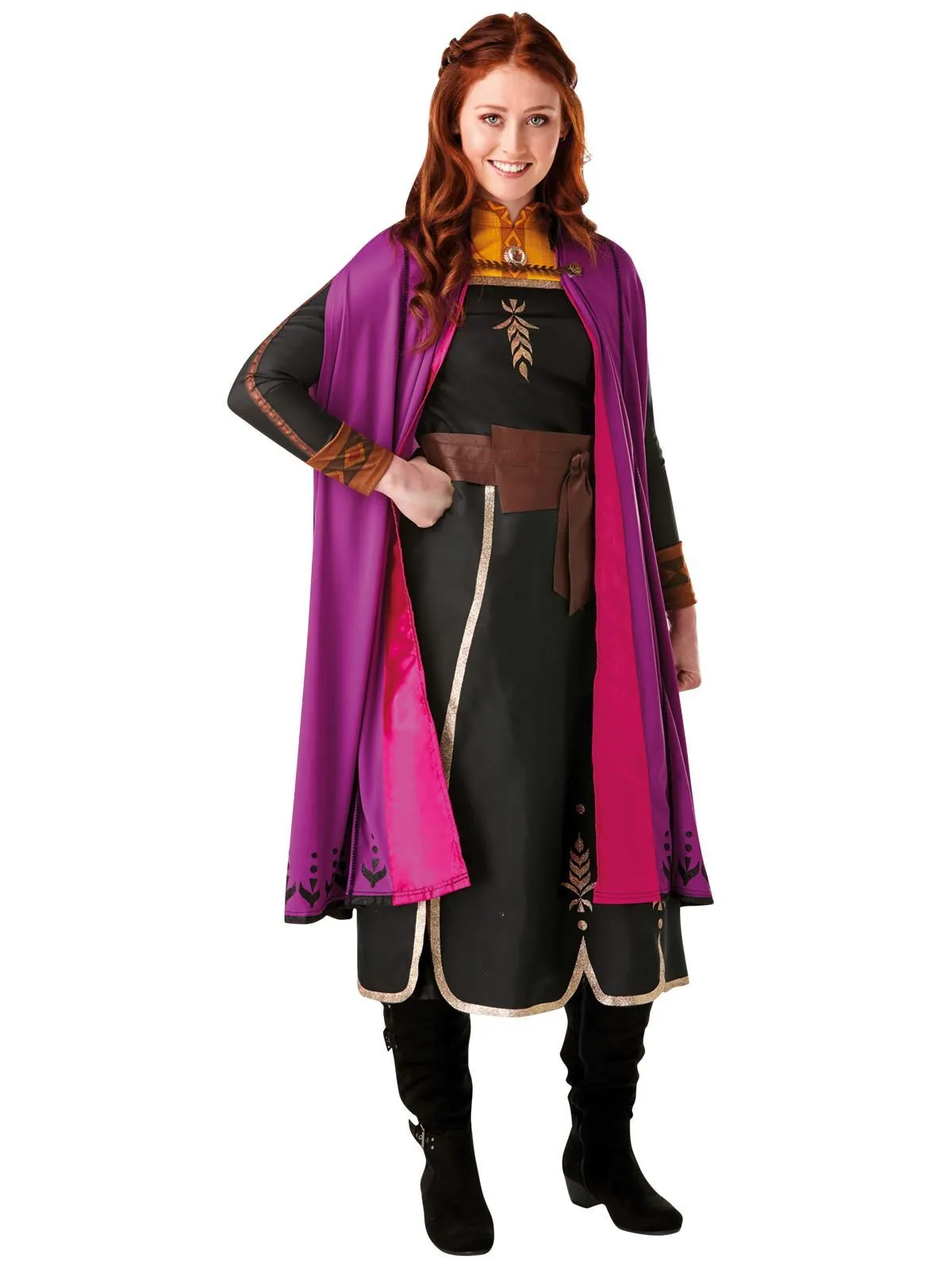 Rubies Anna Deluxe Frozen 2 Adult Costume Large 1 Rubies Anna Deluxe Frozen 2 Adult Costume Large