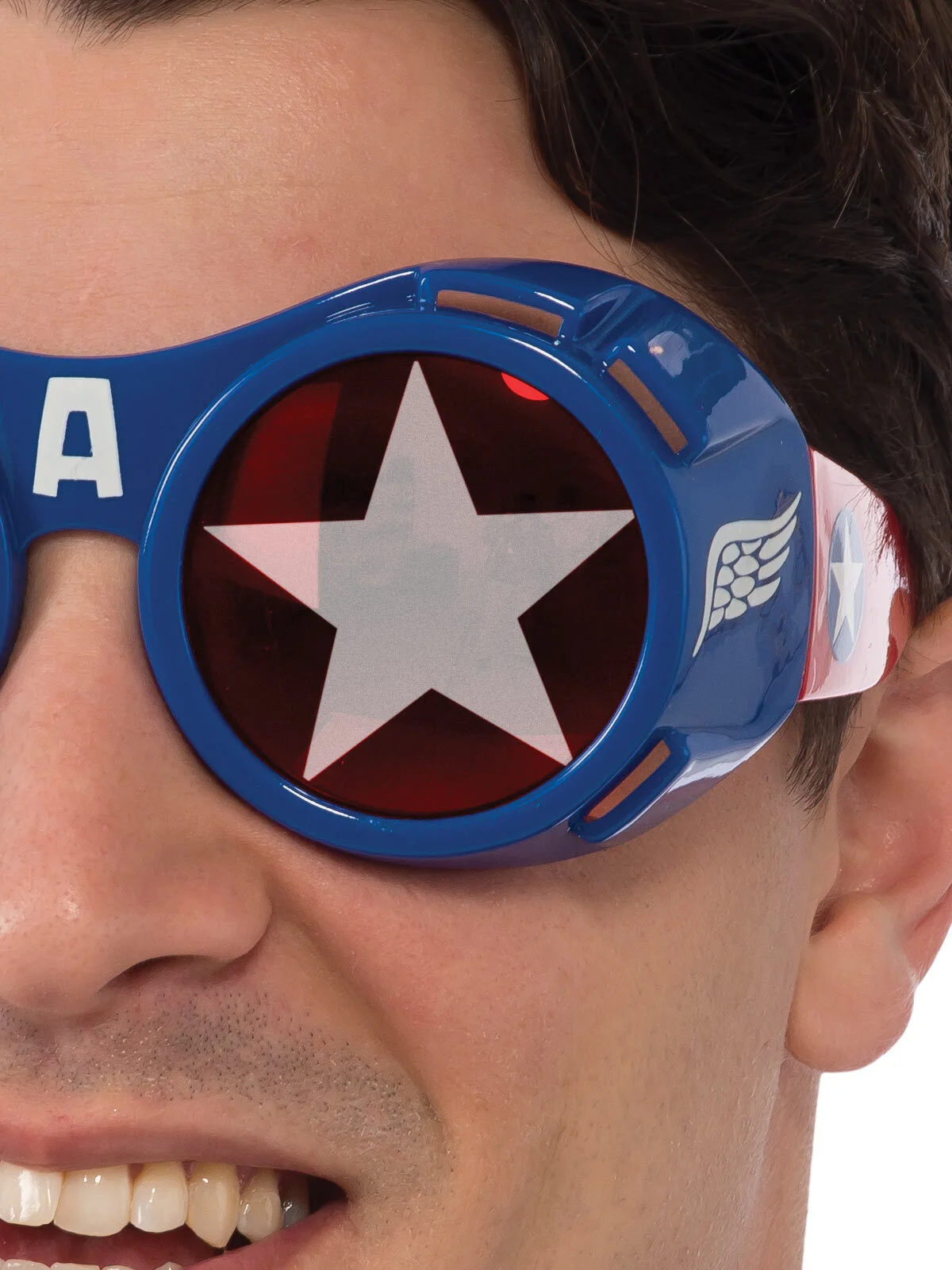 Rubies Captain America Goggles Adult 2 Rubies Captain America Goggles Adult - Image 2