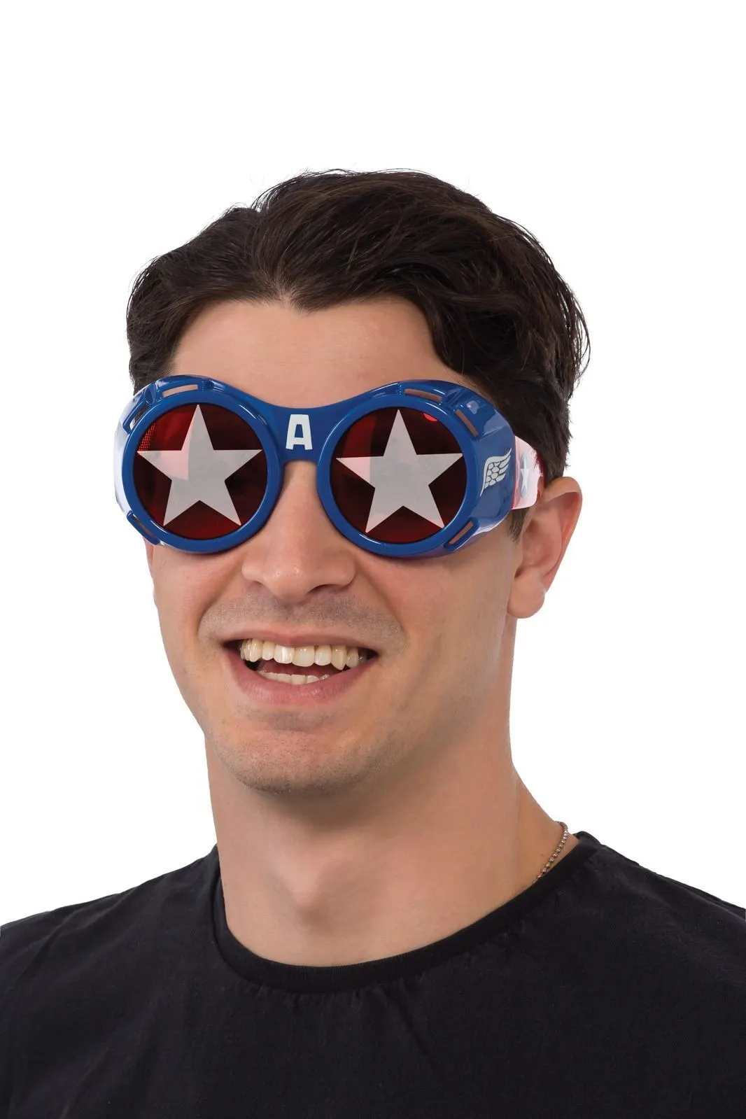Rubies Captain America Goggles Adult 1 Rubies Captain America Goggles Adult