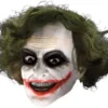 Rubies The Joker 3/4 Mask With Hair - Adult