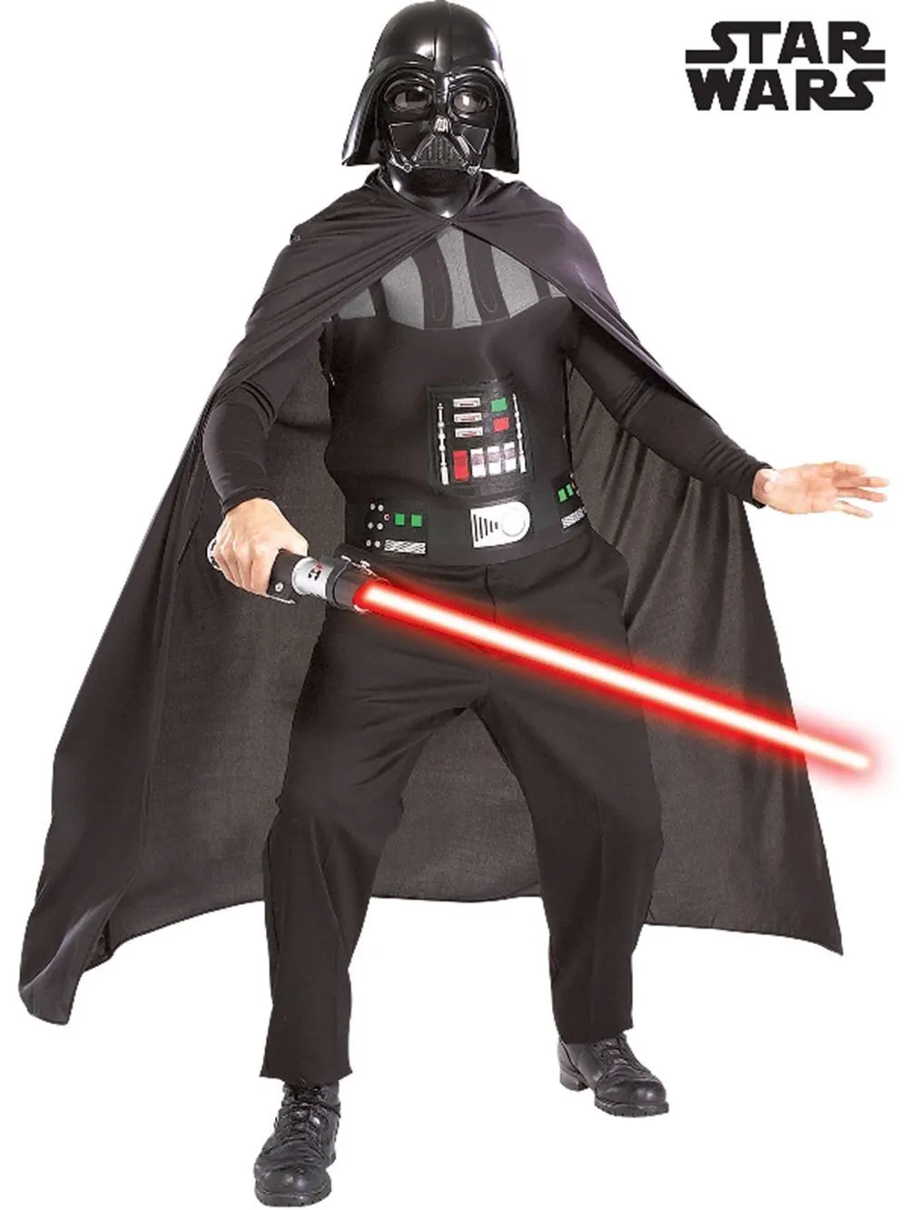 Rubies Darth Vader Adult Set With Lightsabre Standard 1 Rubies Darth Vader Adult Set With Lightsabre Standard