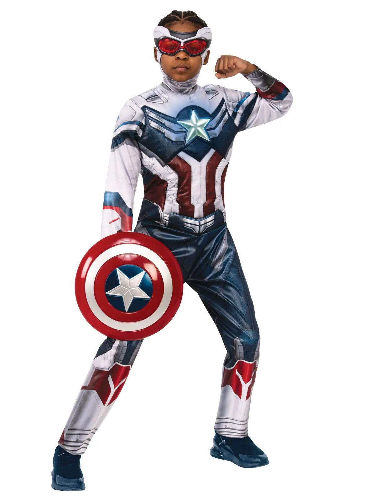 Rubies Captain America Dlx Falcon & Winter Soldier Costume Child Small 1 Rubies Captain America Dlx Falcon & Winter Soldier Costume Child Small