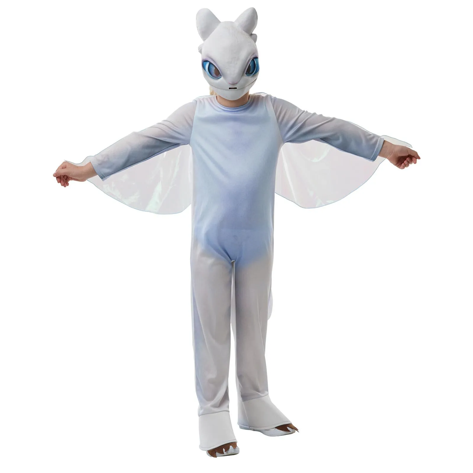 Rubies Light Fury Deluxe Costume Child Small 2 Rubies Light Fury Deluxe Costume Child Small - Image 2