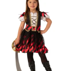 Rubies Pirate Girl Costume Child Small