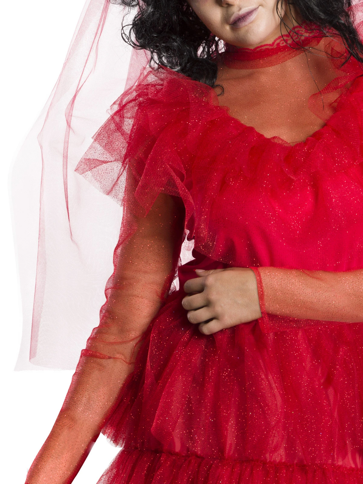 Rubies Lydia Deetz Wedding Dress Costume Adult Small 2 Rubies Lydia Deetz Wedding Dress Costume Adult Small - Image 2