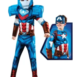 Rubies Captain America Mechstrike Deluxe Costume Child Large