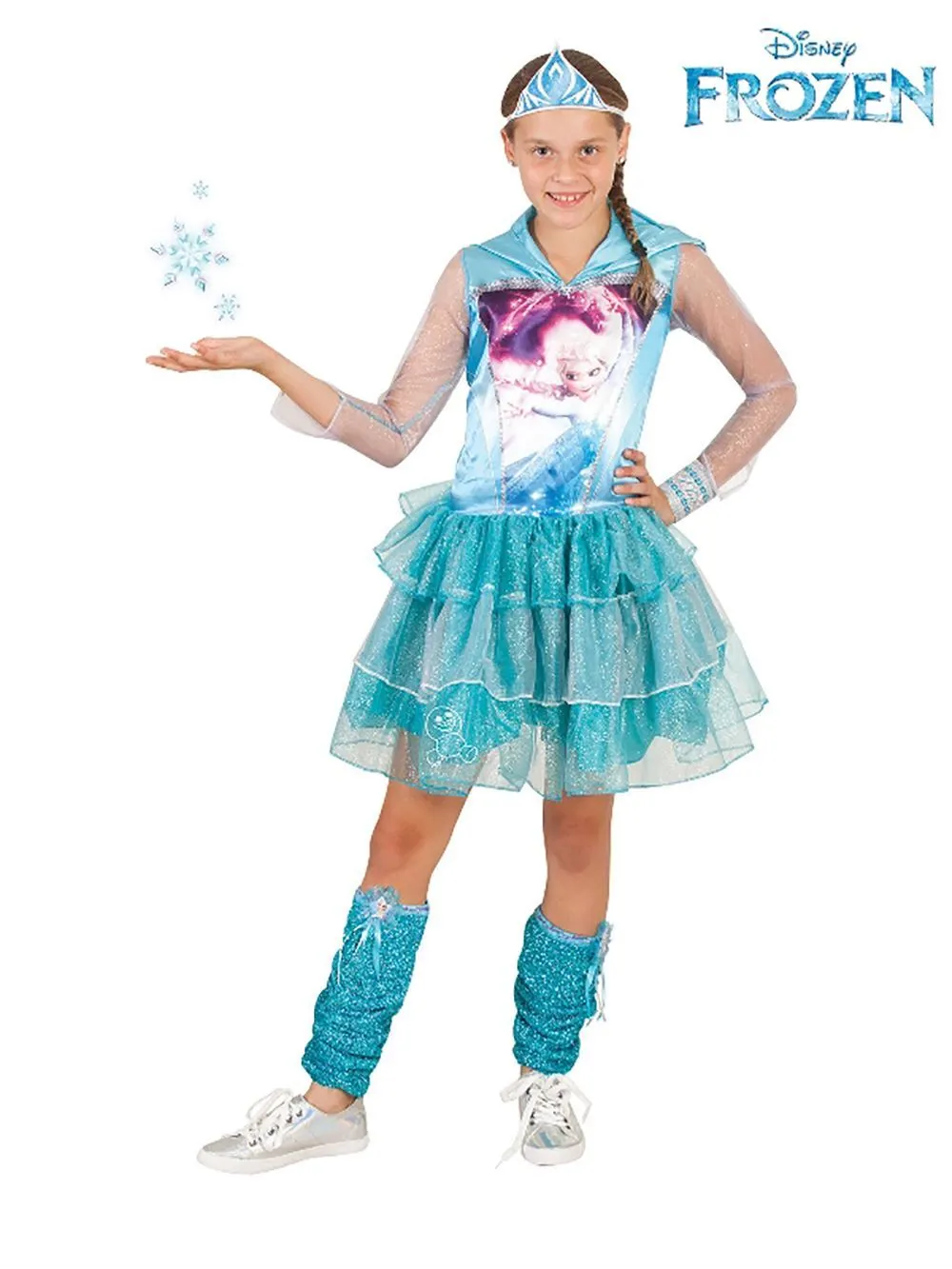 Rubies Elsa Hooded Dress Child Large 1 Rubies Elsa Hooded Dress Child Large