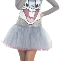Rubies Bugs Bunny Hooded Tutu Dress Adult Small