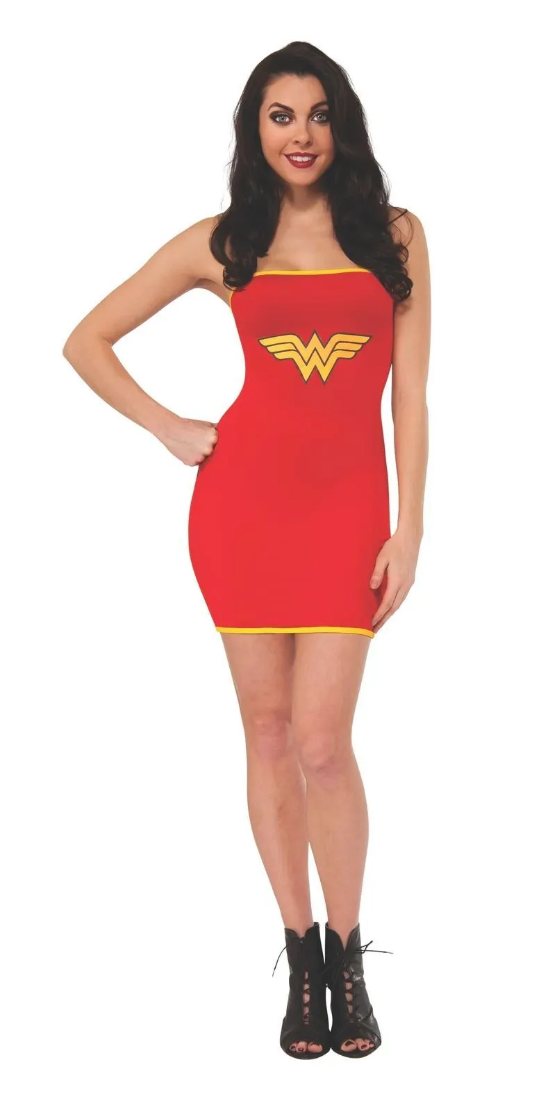 Rubies Wonder Woman Tube Dress Adult Small 1 Rubies Wonder Woman Tube Dress Adult Small
