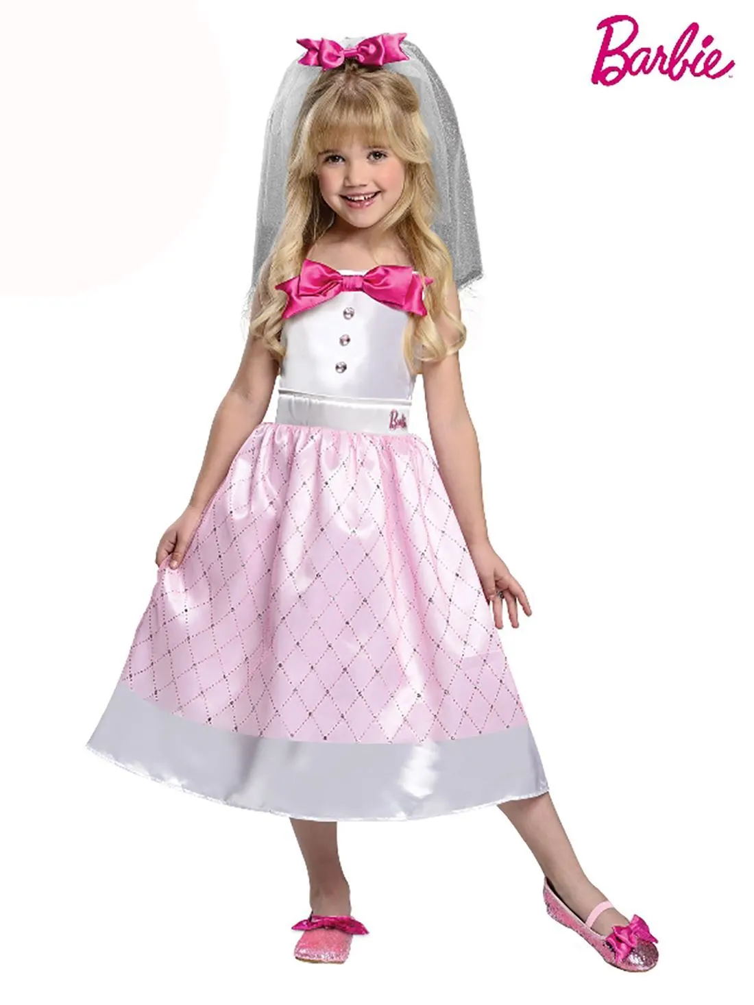 Rubies Barbie Bride Costume Child Medium 1 Rubies Barbie Bride Costume Child Medium