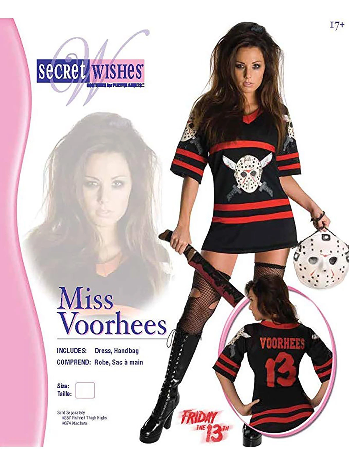 Rubies Jason Voorhees Sexy Costume Adult Small 4 Rubies Jason Voorhees Sexy Costume Adult Small - Image 4